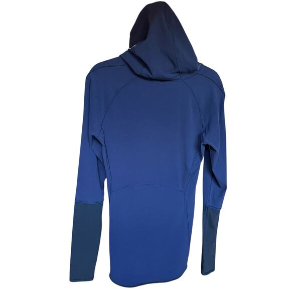 Lululemon Shape Up Pullover Hoodie Women's Size 10 Midnight Navy Nulu Fabric - Picture 4 of 10